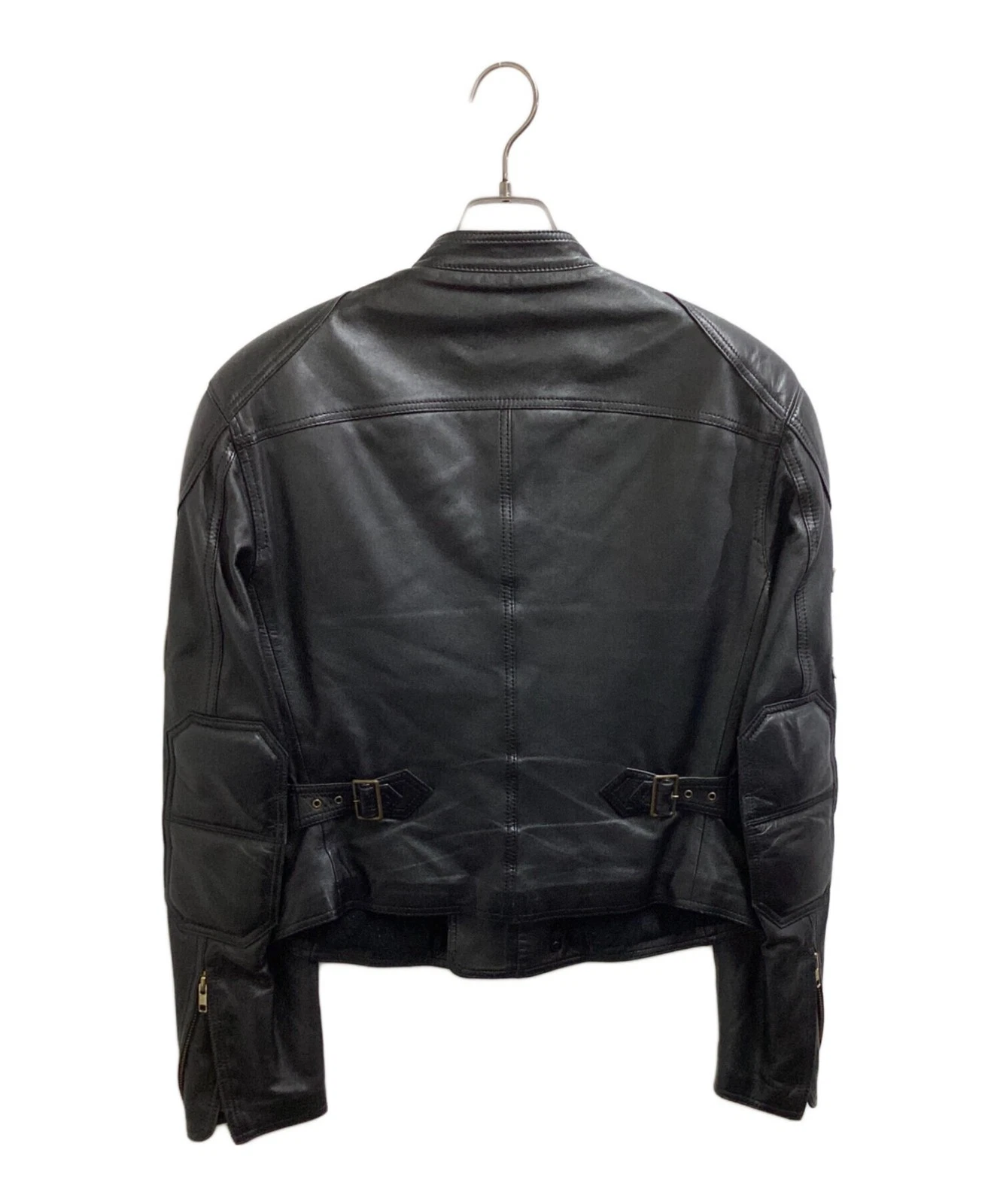 Harley-Davidson Sheepskin Leather Motorcycle Jacket Made in Japan Size 40 Black image 2