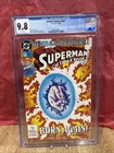 Action Comics #687 (Superman, DC 93), Krypton poster, CGC 9.8 Graded Comic