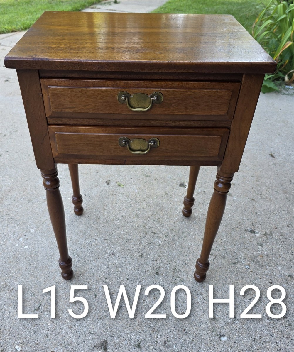 Vintage Drexel Heritage Nightstand End Table, F28-3 | eBay