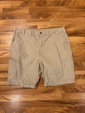 Carhartt Men  s 44x9 Canvas Work Shorts Tan RN 14806 Loose Original Fit