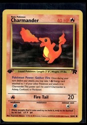 Charmander 50/82 Team Rocket 1st Edition Common