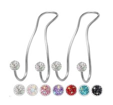 MTGOCHA Bling Purse Hook for Car Headrest, Upgraded Cute Car Seat Hooks for B...