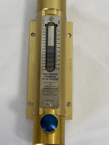GTP-534-30 GAMMON DIFFERENTIAL PRESSURE GAUGES GTP-534
