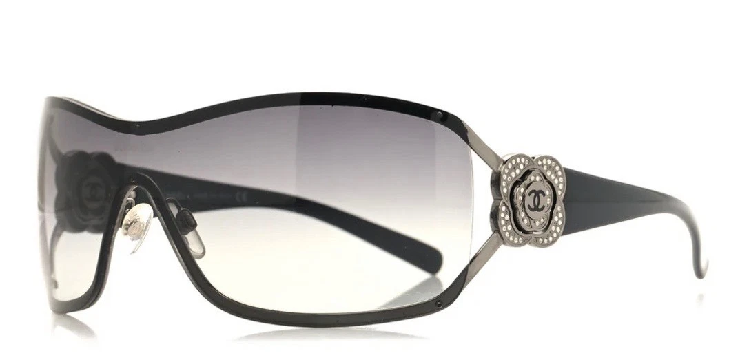CHANEL Flower Black Sunglasses for Women for sale | eBay display picture 1