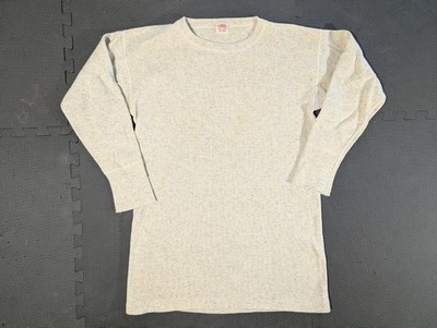 Vintage 40 s 50 s Faith Mills Wool Blend Long John Undershirt Size S (18 x 29)