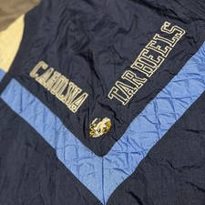 Vintage STARTER UNC Tar Heels Embroidered Full Zip Hoodie XL
