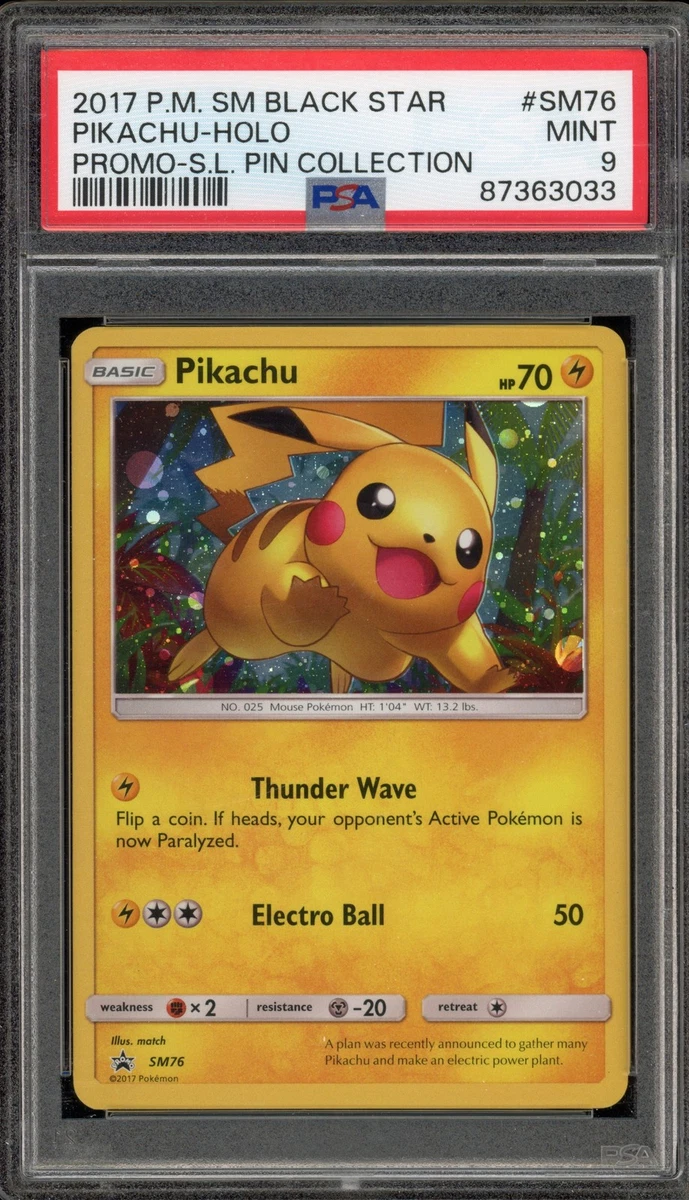 Pikachu Pokémon TCG Professional Sports Authenticator (PSA) Grade