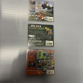 Lot Of 3 SEGA Dreamcast Games: 4 Wheel Thunder, Spec Ops II, Bust -A-Move. Good