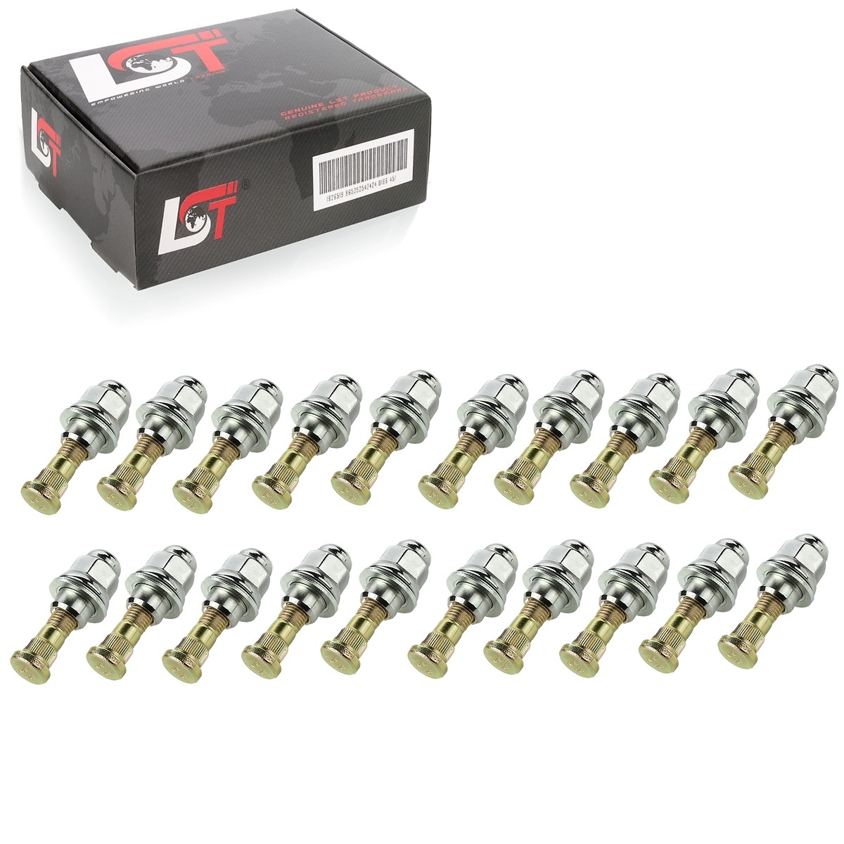 20x RÄNDELBOLZEN WITH WHEEL NUT M12x1,5 x 48mm FOR TOYOTA MODELS *NEW*