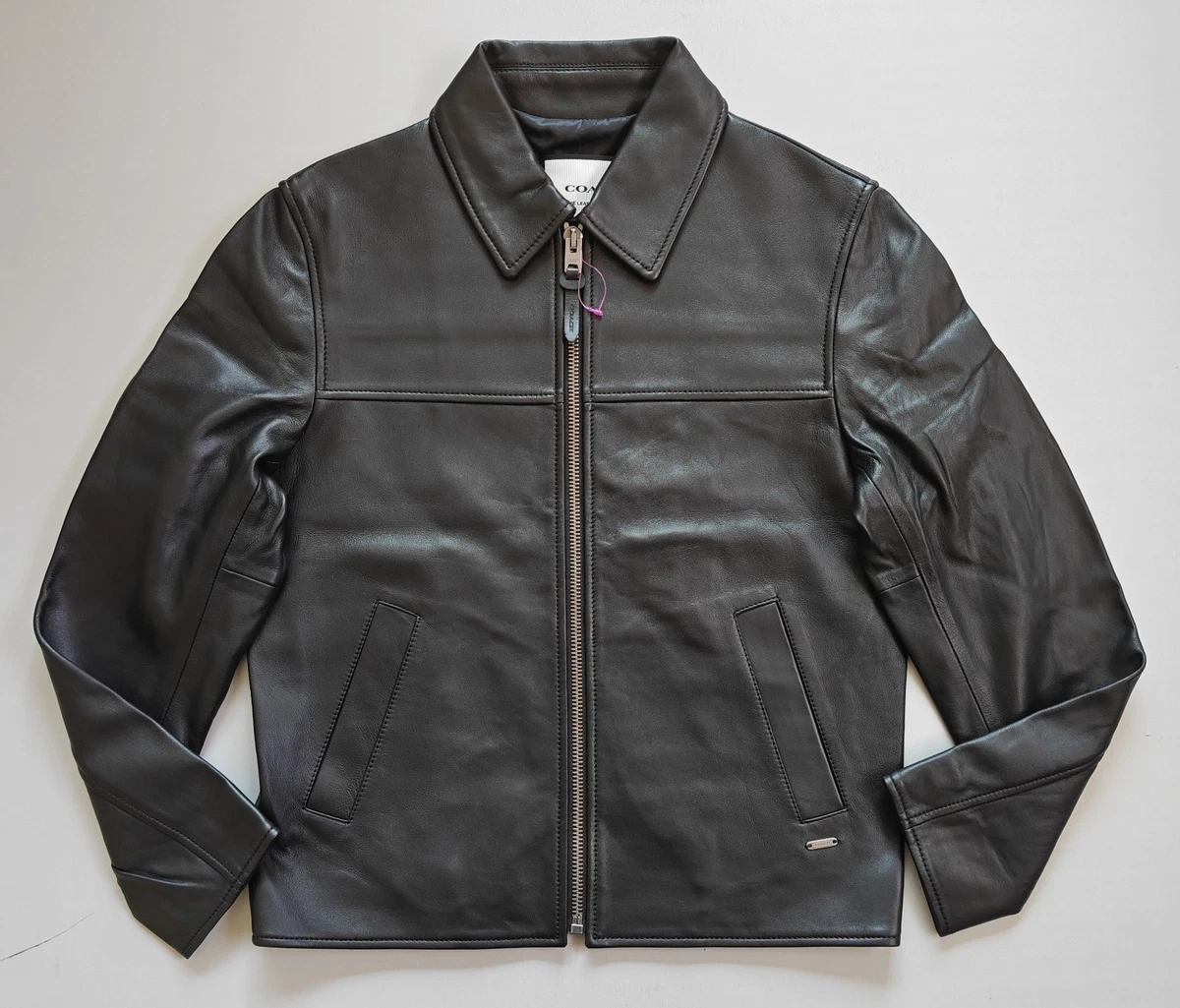 Coach Motorcycle Jacket Black Coats, Jackets & Vests for Men for