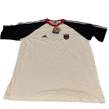 Vintage DC United Adidas Jersey Large White Away Soccer Kit Shirt 90s USA NWT