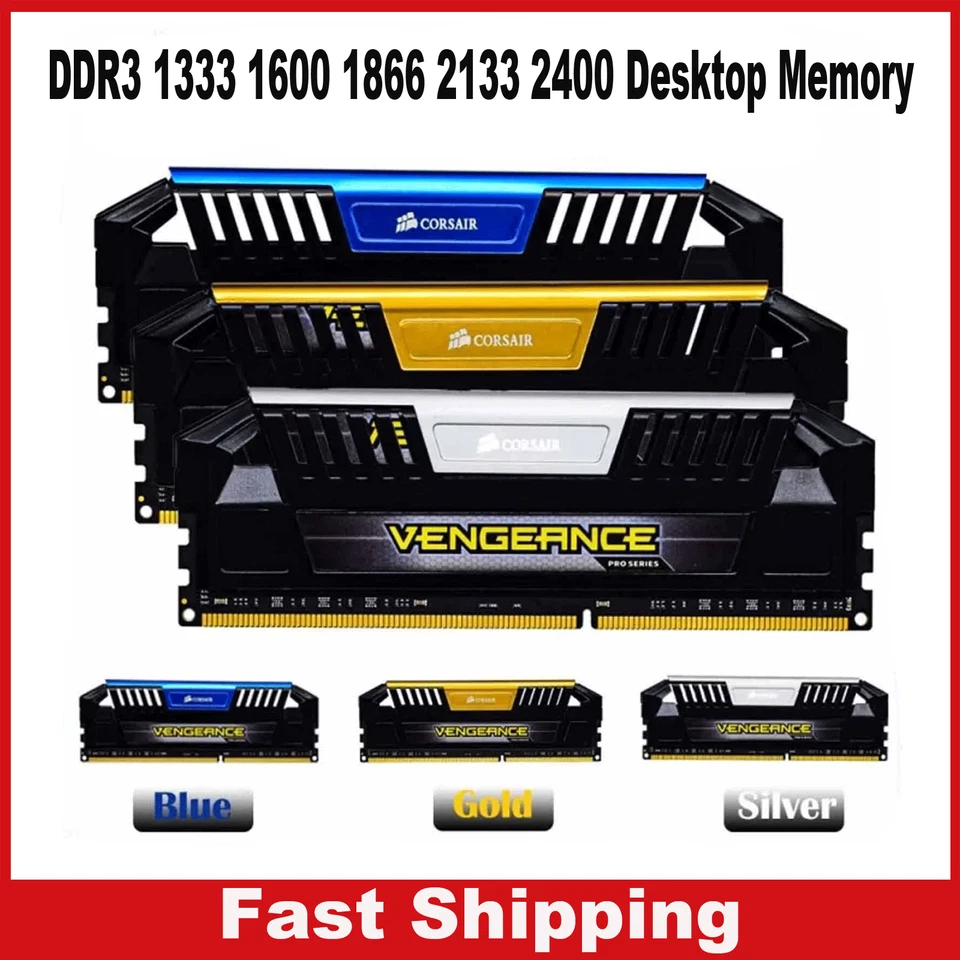 DDR3 16GB(2*8GB) / 1*8GB Vengeance Pro 1333 1600 1866 2133 2400 Desktop Speicher