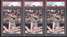 Lot x3 Aaron Judge Topps Update #US99 Rookie Debut PSA 9 KG14