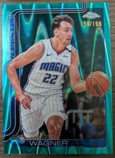 2025-26 Topps Chrome Basketball Franz Wagner 116 Aqua RayWave /199 Orlando Magic