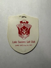 Vintage Rare Lake Success Golf Club Golf Bag Tag - Lake Success, NY - A Beauty!
