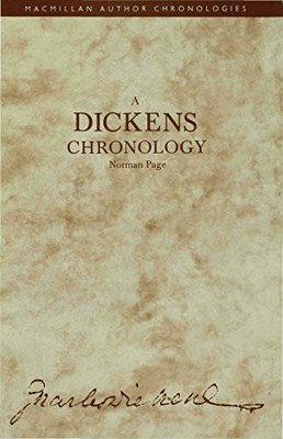 A Dickens Chronology (Author Chronologies Series) - Page, Norman