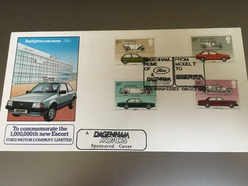 GB STAMPS RARE FIRST DAY COVER  1982 CARS FORD DAGENHAM