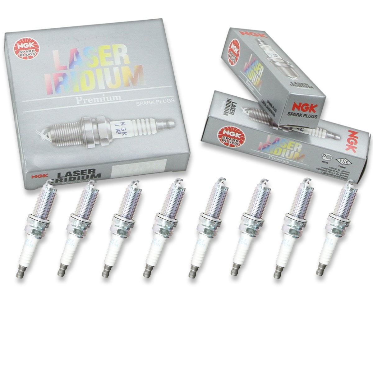 8 pc NGK 3656 LZFR6AI Laser Iridium Spark Plugs for MN158596 KL6RTI 9745 qu