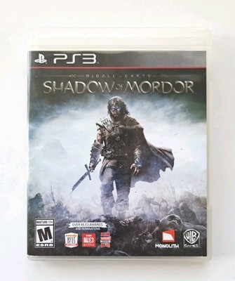 Middle Earth: Shadow of Mordor (Sony PlayStation 3, 2014) CIB 