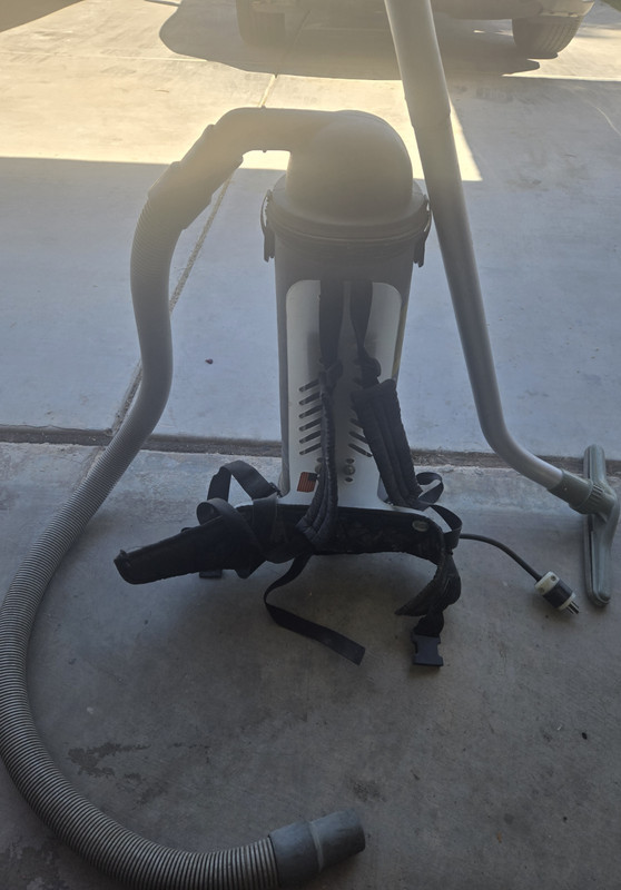 RIDGID Bagged Corded Canister/Backpack Vacuum w/ Hose, Wand & Attachments