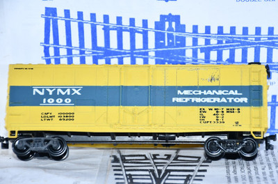 Athearn H0. NYMX1000 Mechanischer Kühlkofferwagen. Horn Haken Kupplungen