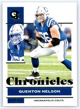 2021 Panini Chronicles #43 Quenton Nelson Green