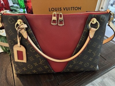 NEW Louis Vuitton Monogram Red V Tote COLLECTORS NOTE