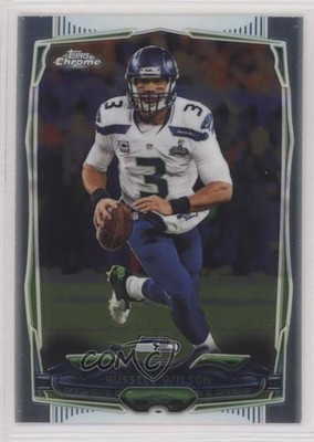 2014 Topps Chrome Russell Wilson (Arm Down Ball Below Waist) #102 8d2
