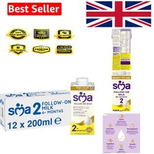 SMA PRO 200ml Follow-On Milk, 12-Pack - Supports Growth & Development for Babies