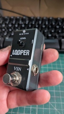 VSN Nano Looper Effektpedal Looper für E-Gitarre 10 Minuten Loops unbegrenzter Außendurchmesser