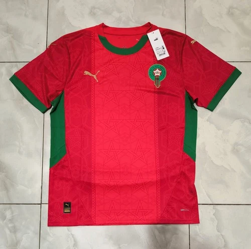 Men's Morocco National Team Replica Original Jersey Maglia Home 2025
