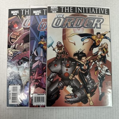 THE ORDER #1-3 Missing 4-10 Incomplete Marvel Comics 2007