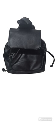 black mini flap backpack Solid and keys with ease Flaptop Mini 21L Messenger Style