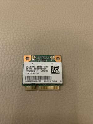 WLAN Bluetooth Modul Atheros AR5B225 4.0 mini PCIe 4 Karte uFL TA-2011/080