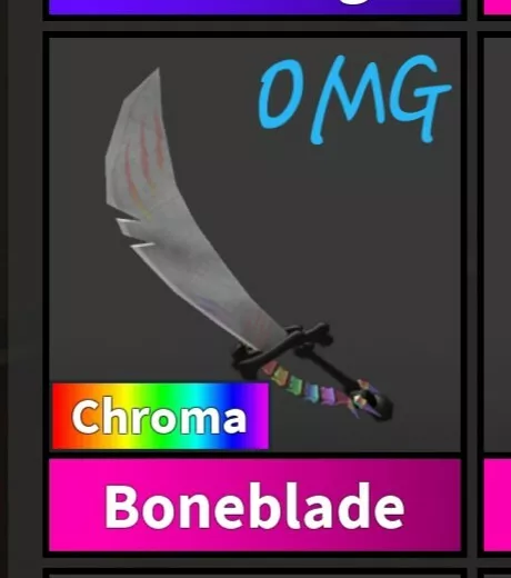 Boneblade, Trade Roblox Murder Mystery 2 (MM2) Items