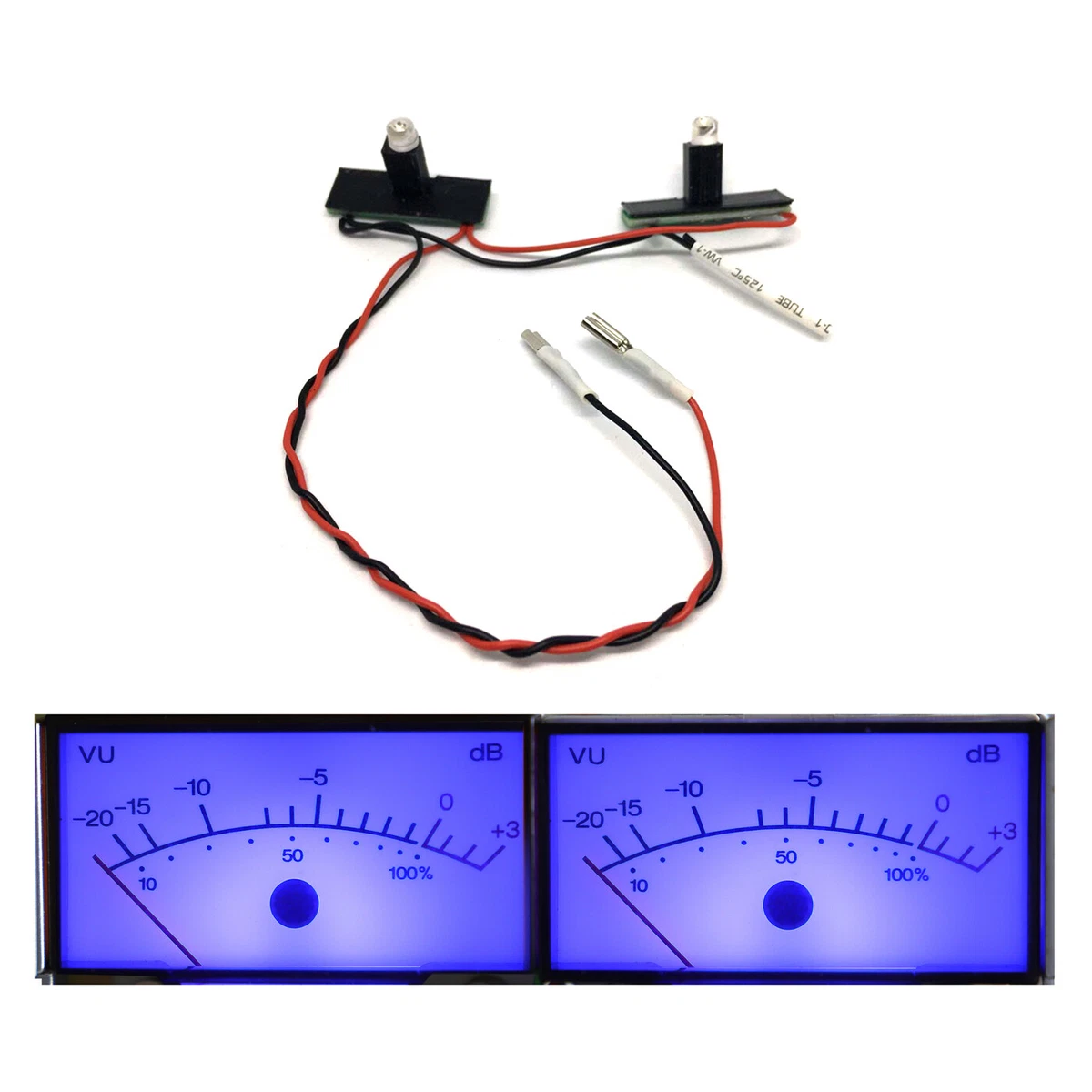 Schorb LED VU-Meter Grün/Rot Für Fostex Bandmaschinen ( B16