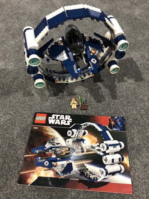 lego 7661 star wars jedi starfighter with hyperdrive booster ring