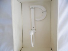Pottery Barn Kids White Metal Hook Letters Hardware included NLA NWOT