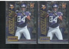 CORDARELLE PATTERSON 2013 PANINI R&S GOLD SP ROOKIE CARD #116 LOT 2 STEELERS