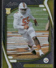 2021 Panini Absolute #164 Quincy Roche Pittsburgh Steelers Rookie Retail Card. rookie card picture
