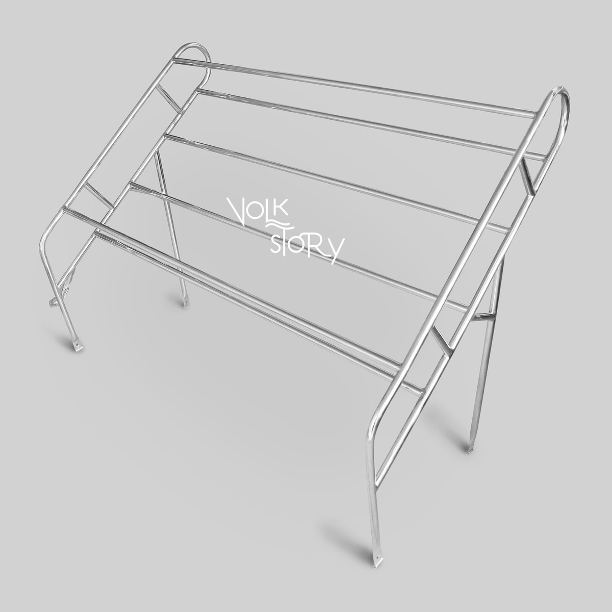 JIM DANDY REAR LUGGAGE ROOF RACK VW BEETLE POLISH STAINLESS STEEL