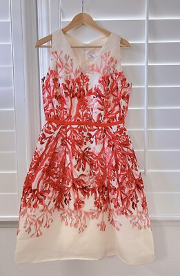 open lace back dress Carolina Herrera