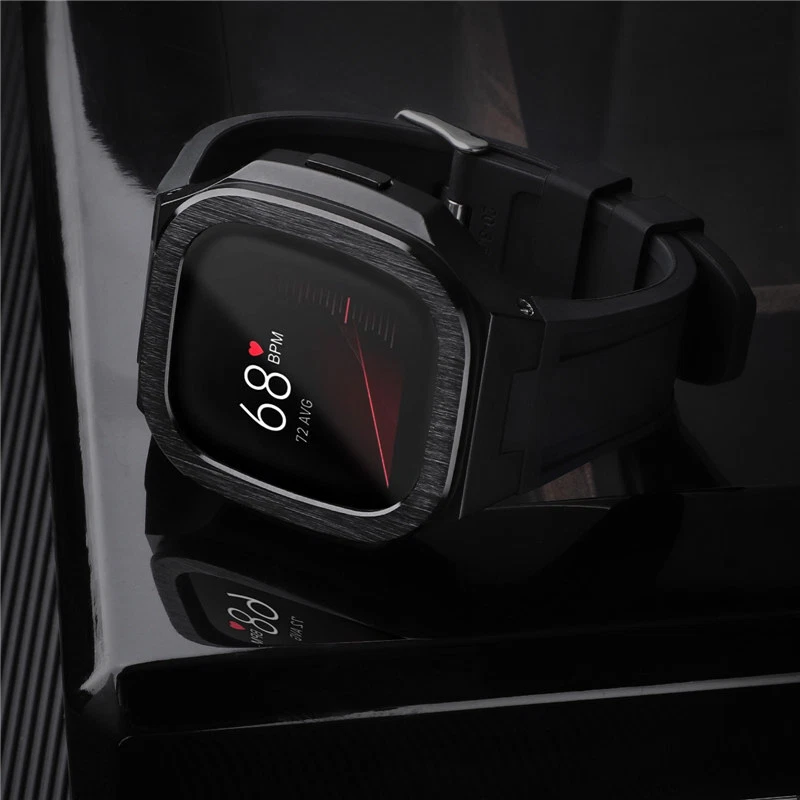 for Fitbit Versa 3 Sense AP Mod Kit Protective Cas Band Strap