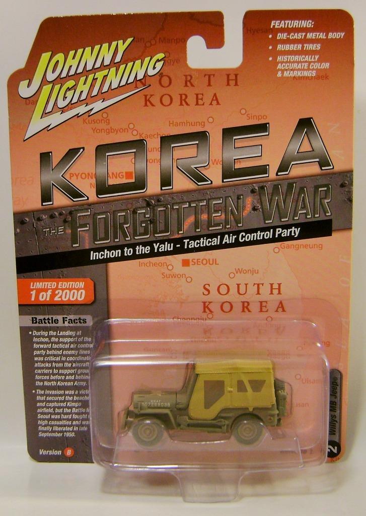 WILLYS MB JEEP KOREA THE FORGOTTEN WAR V/B JOHNNY LIGHTNING 2023