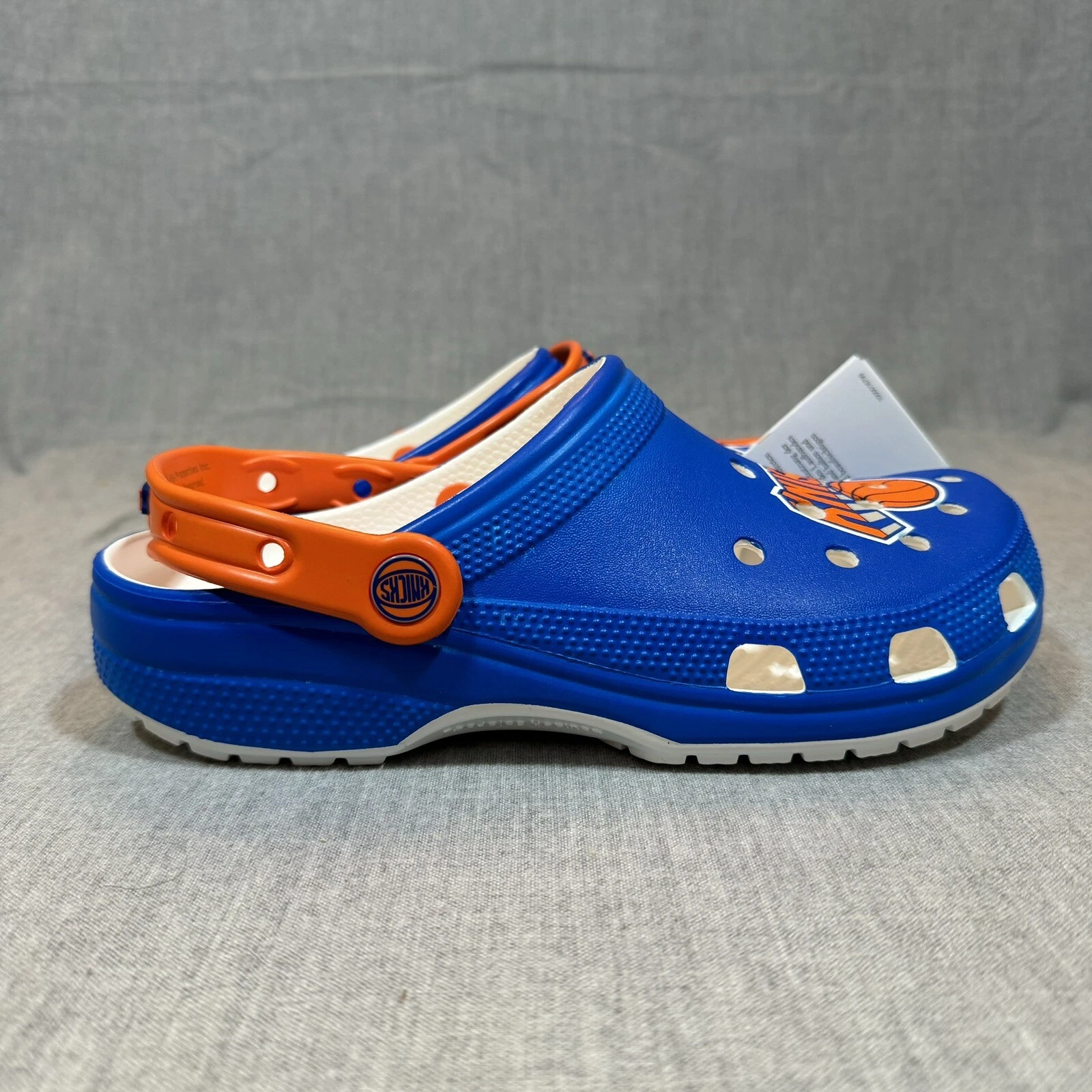 NY Knicks Classic Clogs Men's Size 7 Crocs Basketball NBA Slip on Comfort Light