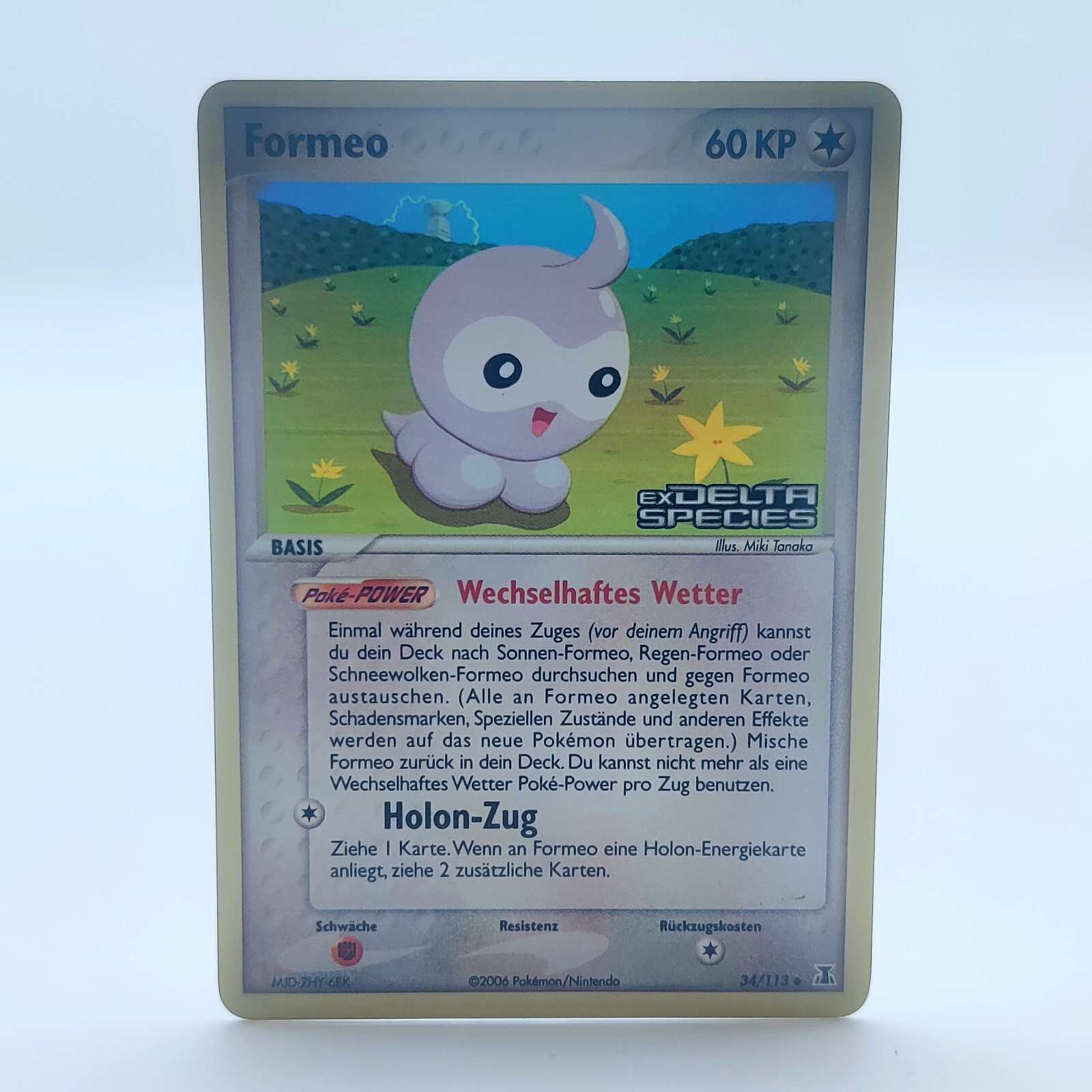 Pokemon TCG Karte - 34/113 Formeo Holo  Deutsch Ex Delta Species