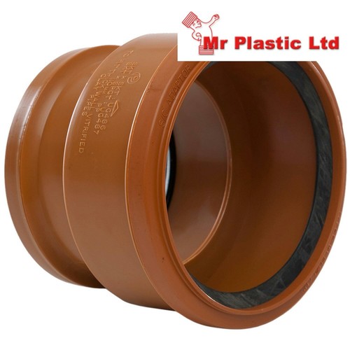 Polypipe 110mm Underground Drainage PVC to Clay Pipe Adaptor eBay