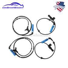 4 Abs Wheel Speed Sensor Front Rear Left Right For 2001-2006 Bmw E46 M3 4 Abs Wheel Speed Sensor Front Rear Left Right For 2001-2006 Bmw E46 M3
