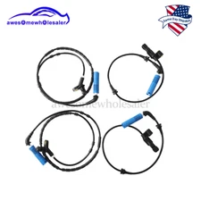 4 ABS Wheel Speed Sensor Front Rear Left ＆ Right For 2001-2006 BMW E46 M3