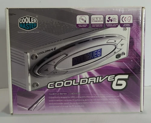CoolDrive 6 Cooler Master HDD Enclosure Aluminum Storage Bay Adaptor LHDv06